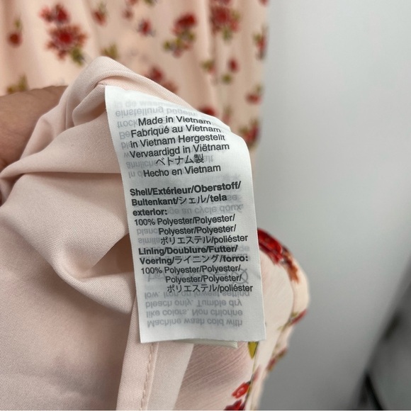 Madewell Tie-Sleeve Ruffle-Waist Midi Dress in Countryside Blooms Sz 00 - Picture 5 of 11